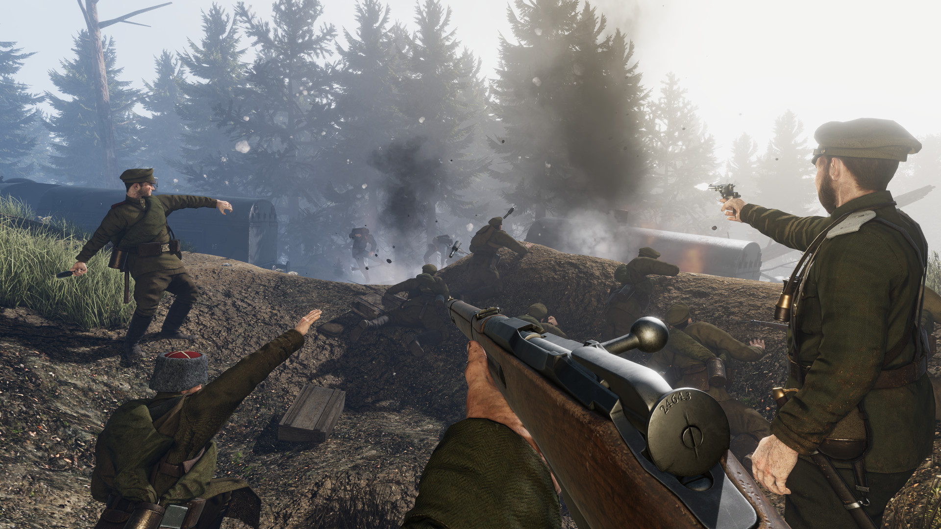 Video game made to simulate war during WW1. 